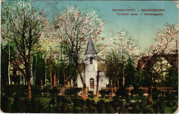 T3 1918 Savanyúkút, Sauerbrunn; Templom Utca. Hönigsberg Frigyes / Kirchengasse / Street View (EB) - Zonder Classificatie