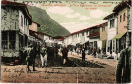 T3 1918 Shkoder, Shkodra, Skadar, Skodra, Scutari, Skutari; Im Alten Türkenbazar, Im Hintergrunde Das Kastell / Old Turk - Ohne Zuordnung