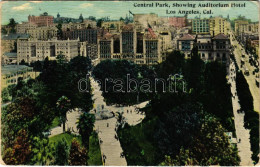 * T3 1911 Los Angeles (California), Central Park, Showing Auditorium Hotel (Rb) - Sin Clasificación