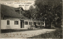 T3 1927 Lingstätten Bei Weiz, Franz Gruber's Gasthaus / Restaurant And Hotel (surface Damage) - Ohne Zuordnung