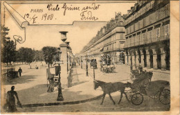 T2/T3 1900 Paris, Rue Rivoli / Street View, Hotel (fl) - Non Classés