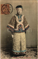 T3 1912 China, Chinese Ladies Manchuria. TCV Card (pinhole) - Sin Clasificación
