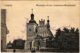 T2/T3 1915 Lublin, Wisitkauer Kirche / Kosciól Po-Wizytkowski / Church (EK) - Ohne Zuordnung