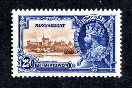 ( 78-Jub )  1935 Scott #87 Mnh** (offers Welcome) - Montserrat