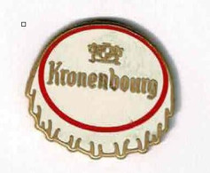 N203 Pin's BIERE BIER BEER CHOPE Couleur étiquette  Différente KRONENBOURG Signé SUCCES Achat Immédiat - Bier