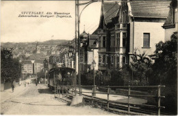 T2 1910 Stuttgart, Alte Weinsteige Zahnradbahn Stuttgart-Degerloch / Rack Railway, Train - Zonder Classificatie