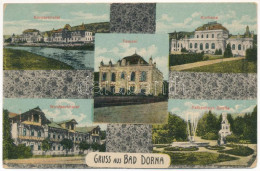 ** T2/T3 Vatra Dornei, Dornavátra, Bad Dorna-Watra (Bukovina); Isr. Tempel, Kurparkhotel, Kurhaus, Waldparkhotel, Falken - Non Classés