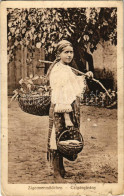 T2/T3 1917 Erdélyi Cigánylány. Jot. Drotleff Hermannstadt Nr. 424. 1917. / Zigeunermädchen / Transylvanian Gypsy Folklor - Ohne Zuordnung