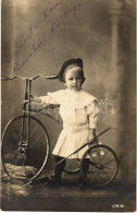 * T2/T3 Kisgyerek Háromkerekű Kerékpárral, Tricikli / Child With Tricycle (EB) - Non Classificati