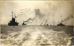 T2 1914 K.u.k. Kriegsmarine Kreuzer Flottille. Phot. A. Beer, F.W. Schrinner Pola 1913. - Zonder Classificatie