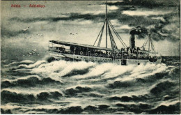 ** T1 Adria, "Pannónia" Gőzhajó. G.Fano Pola 8-1910. / Hungarian Steamship - Ohne Zuordnung