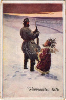 ** T2/T3 Weihnachten 1916. Offizielle Karte Für Rotes Kreuz, Kriegsfürsorgeamt Kriegshilfsbüro K.F.A. Weihnachtsserie 4. - Zonder Classificatie