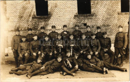 ** T2/T3 Első Világháborús Osztrák-magyar Katonák Csoportképe / WWI K.u.k. Military, Soldiers Group. Schäffer Photo - Sin Clasificación