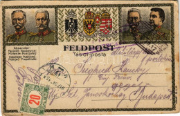 T3 1917 Indivisibiliter AC Inseparabiliter / Feldpostkarte / WWI Austro-Hungarian K.u.K. Military Field Postcard, Viribu - Sin Clasificación