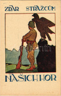 ** T1 Zdar Strazcum Nasichhor / Szlobák Katonai Művészlap / Slovakian Military Mountain Squad Art Postcard - Unclassified