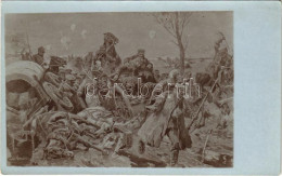 * T2 Oroszok Pánikszerű Futása Przemysl Alól / WWI Austro-Hungarian K.u.K. Military Art Postcard. Photo - Non Classés