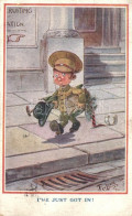 T3 I've Just Got In! / WWI British Military Humour, Child, British Manufacturer No. 912. S: T. Crilson (fa) - Unclassified