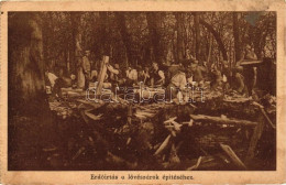 ** T3 Erdőírtás A Lövészárok építéséhez / WWI Hungarian Military Card, Deforestation For The Trenches (fa) - Zonder Classificatie