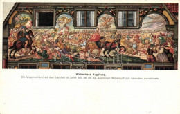 ** T2 Augsburg, Weberhaus, Fresco Of The Battle Of Augsburg - Ohne Zuordnung