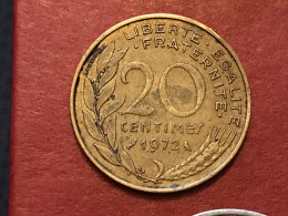 Münze Münzen Umlaufmünze Frankreich 20 Centimes 1972 - 20 Centimes