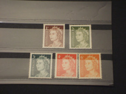 AUSTRALIA - 1966/70 REGINA 5 VALORI - NUOVI(++) - Mint Stamps