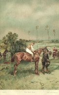 ** T4 Vor Dem Start / Horse Racer, Litho S: John Lewis Brown (r) - Ohne Zuordnung