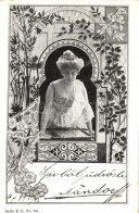 T2 1899 Art Nouveau Lady - Non Classificati