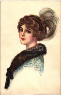 * T2 Lady, Italian Art Postcard S: Rappini - Non Classificati