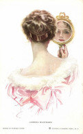 ** T2/T3 Looking Backward / Lady With Mirror, Reinthal & Newman No. 400. S: Harrison Fisher (EK) - Unclassified