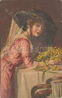 T2 Lady With Hat, Wenau-Pastell No. 864. S: Maxim Trübe - Ohne Zuordnung