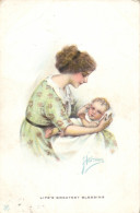 T3 Life's Greatest Blessing / Mother With Baby, S.B. 494-14. S: Harrison (EB) - Ohne Zuordnung