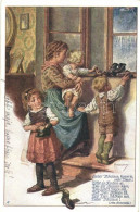 T2/T3 Christmas, Shoe Shining 'Deutsche Schulverein Karte Nr. 796.' S: F. Kuderna (EK) - Ohne Zuordnung