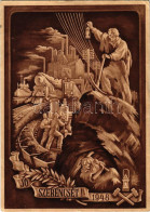 T2/T3 1948 Jó Szerencsét! A Munka Hősei - Magyar Szocreál Bányász Propaganda / Hungarian Socialist Propaganda, Miners (E - Sin Clasificación