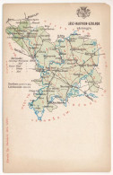 ** T3 Jász-Nagykun-Szolnok Vármegye Térképe. Kiadja Károlyi Gy. / Map Of Jász-Nagykun-Szolnok County (EM) - Zonder Classificatie