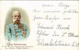 T3 1898 (Vorläufer) Zur Erinnerung An Das 50 Jähr. Regierungs-Jubiläum Des Kaiser Franz Josef I. / Ferenc József Uralkod - Sin Clasificación