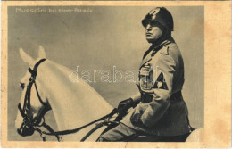 T2/T3 Mussolini Bei Einer Parade / Benito Mussolini, Italian National Fascist Party Leader + "Staatstreffen Mussolini-Hi - Sin Clasificación