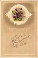 T2/T3 1919 Herzlichen Glückwunsch Zum Geburtstage / Születésnapi üdvözlet - Dombornyomott / Birthday Greeting - Embossed - Non Classés