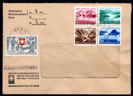 SCHWEIZ, Pro Patria 1952, Satz Auf FDC - Lettres & Documents