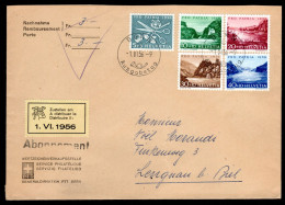 SCHWEIZ, Pro Patria 1956, Satz Auf FDC - Storia Postale