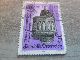 Républik Osterreich - 125 Jabre Protestavtevpatevt - Val 5 S - Lilas Et Noir - Oblitéré - Année 1986 - - Other & Unclassified