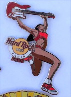 HR37 Pin's HARD ROCK CAFE Musique Guitare Guitar PARIS Pin'up SUPERBE Achat Immédiat Immédiat - Pin-Ups