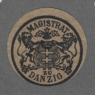 Cachet De Fermeture   - Zu Danzig -  Magistrat - Cachets Généralité