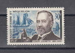 Saint Pierre & Miquelon -  1963  Calmette MNH (e-227) - Unused Stamps