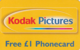 PREPAID PHONE CARD REGNO UNITO KODAK FREE (CK3731 - BT Kaarten Voor Hele Wereld (Vooraf Betaald)