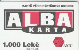 PREPAID PHONE CARD ALBANIA (CK3769 - Albanien