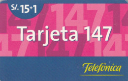 PREPAID PHONE CARD PERU (CK3536 - Perú