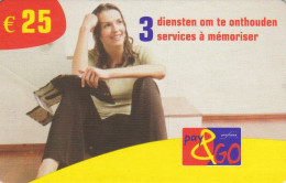 PREPAID PHONE CARD BELGIO (CK4379 - [2] Prepaid & Refill Cards