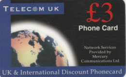 PREPAID PHONE CARD REGNO UNITO (CK4278 - BT Kaarten Voor Hele Wereld (Vooraf Betaald)