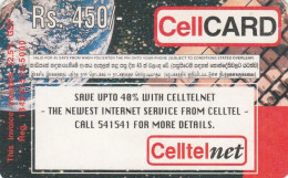 PREPAID PHONE CARD SRI LANKA (CK4253 - Sri Lanka (Ceilán)