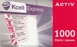 PREPAID PHONE CARD KAZAKISTAN (CK4706 - Kazachstan